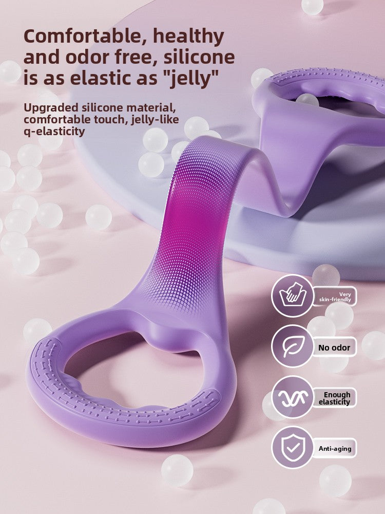 Resistance Band for Women, Back Stretching Tool, Back Beauty Stretching Elastic Band, Home Yoga Figure-Eight Rope