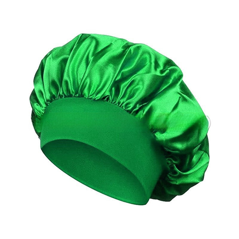 Wide Brim Stretchy Hair Care Cap, High Stretch: Superior elasticity for comfortable fit and easy wear. 
Wide Brim: Provides sun protection and full head coverage. Breathable Fabric: Ensures comfort during extended use.