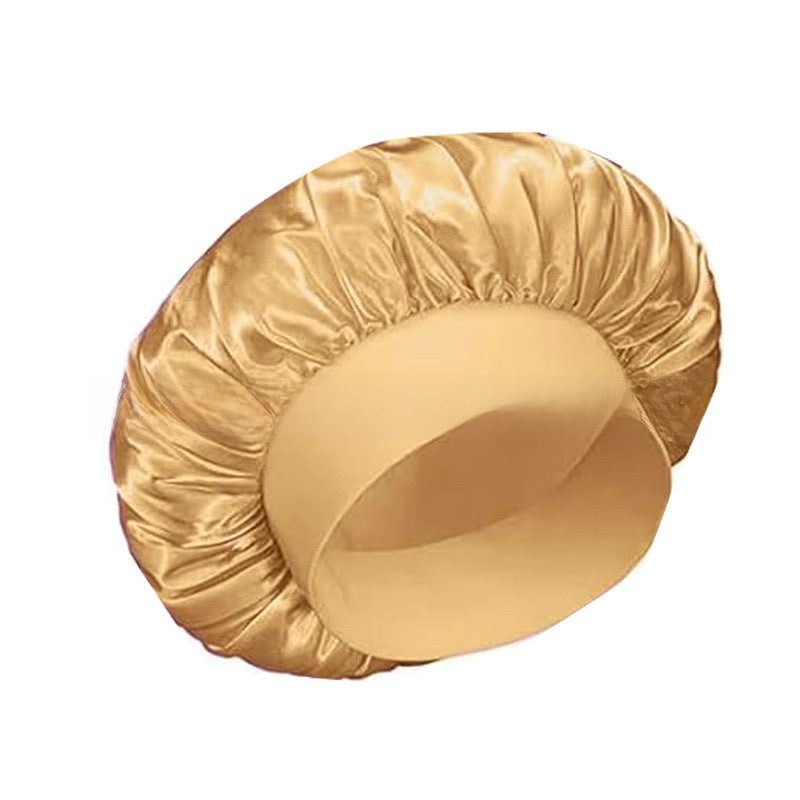 Wide Brim Stretchy Hair Care Cap, High Stretch: Superior elasticity for comfortable fit and easy wear. 
Wide Brim: Provides sun protection and full head coverage. Breathable Fabric: Ensures comfort during extended use.