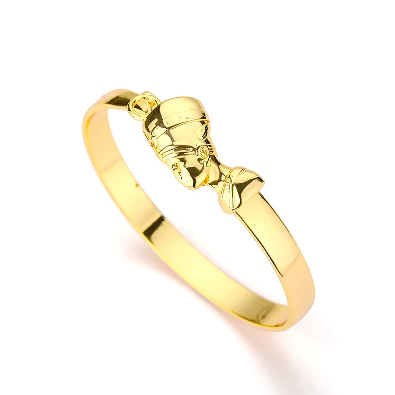 Gold Plated Egyptian Pharaoh Bracelet
