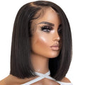 Human Hair Wig, Made from 100% Genuine Human Hair for natural look and feel. 

HD Lace Front: Invisible lace design creates seamless hairline