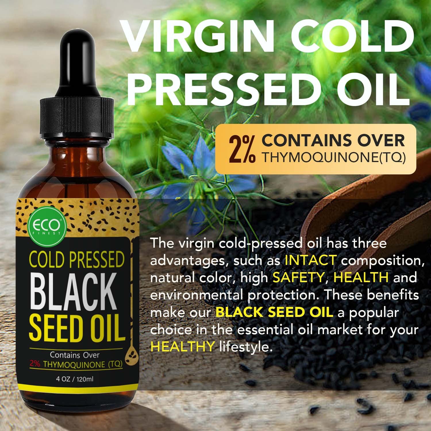 Cold-Pressed Virgin Black Seed Oil