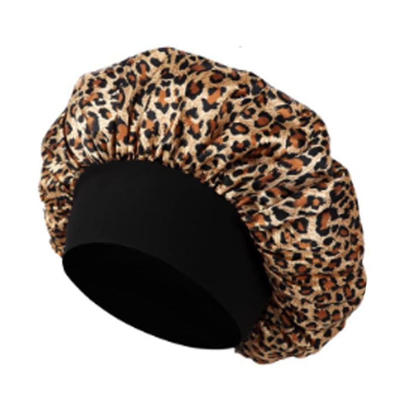 Wide Brim Stretchy Hair Care Cap, High Stretch: Superior elasticity for comfortable fit and easy wear. 
Wide Brim: Provides sun protection and full head coverage. Breathable Fabric: Ensures comfort during extended use.