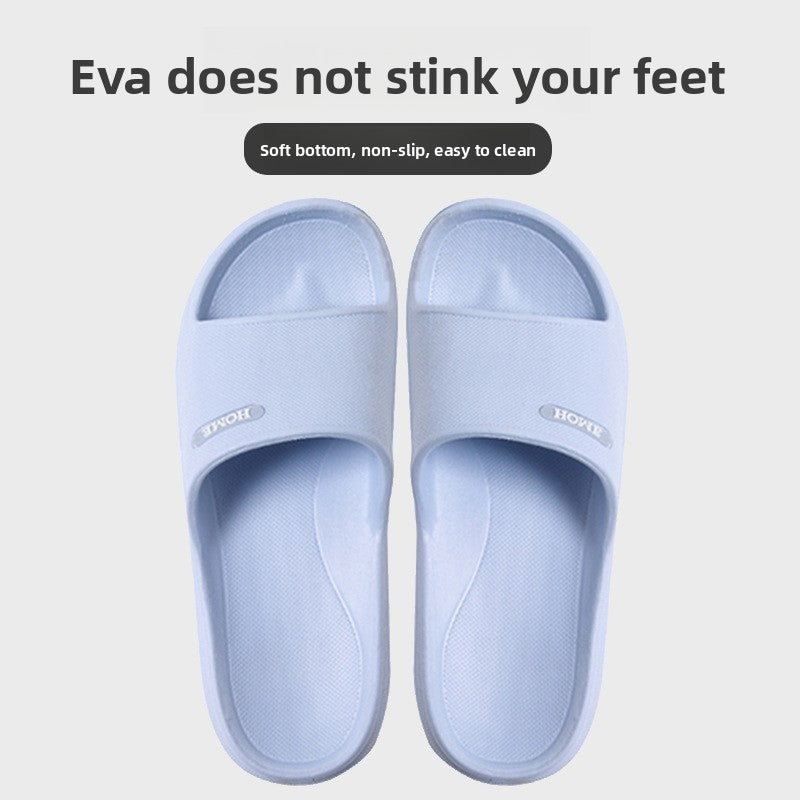 Men's plus-size slippers, Anti-slip: Enhanced safety with textured EVA sole for secure footing on wet surfaces. 
Breathable: Designed for comfort with air-permeable material to keep feet cool and dry.
