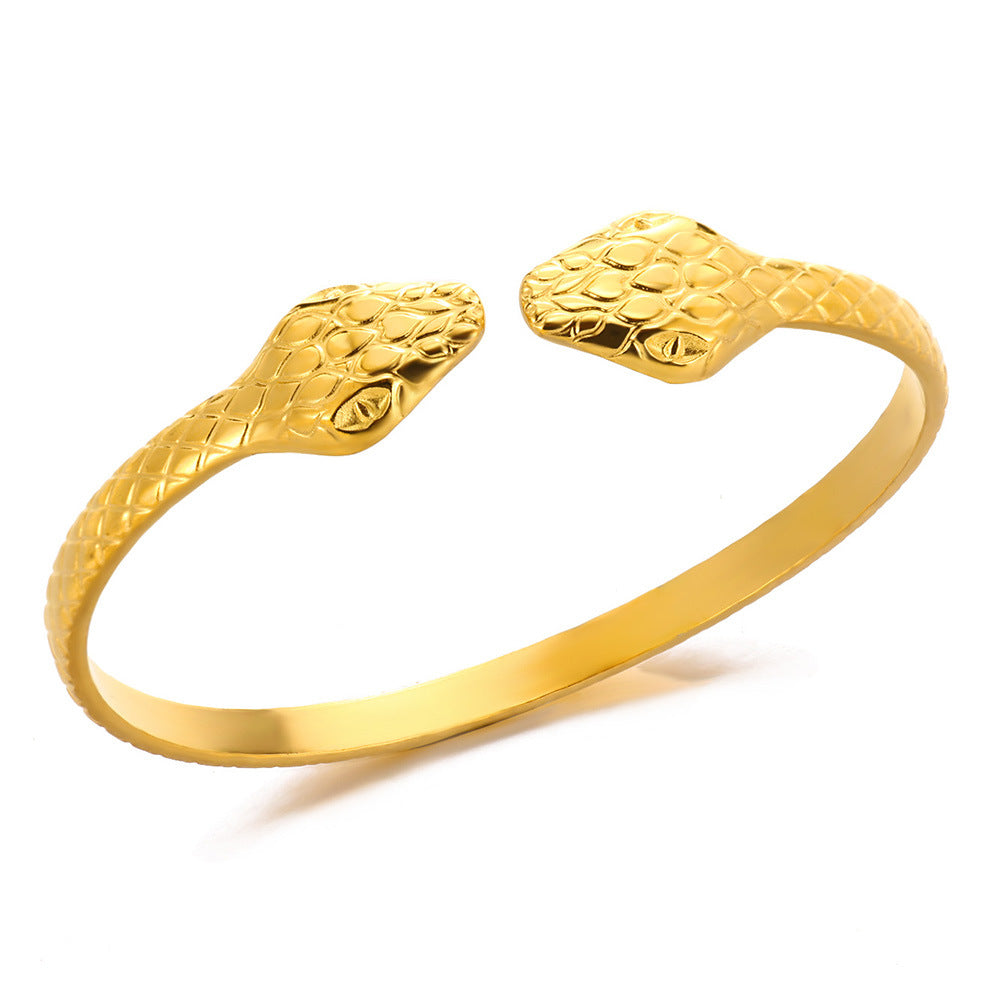 Gold Plated Egyptian Pharaoh Bracelet