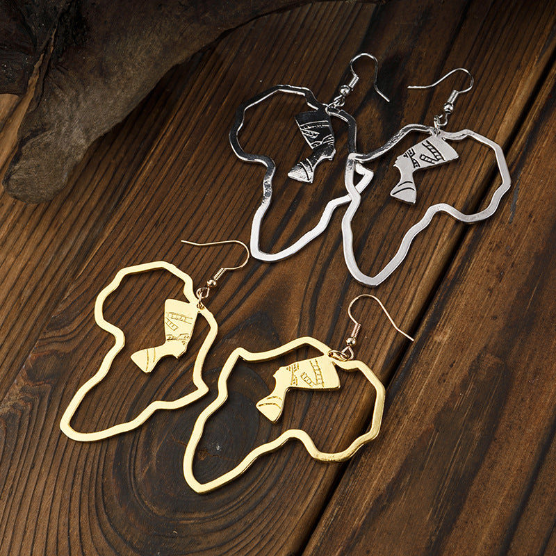 Black African Fashion Earrings