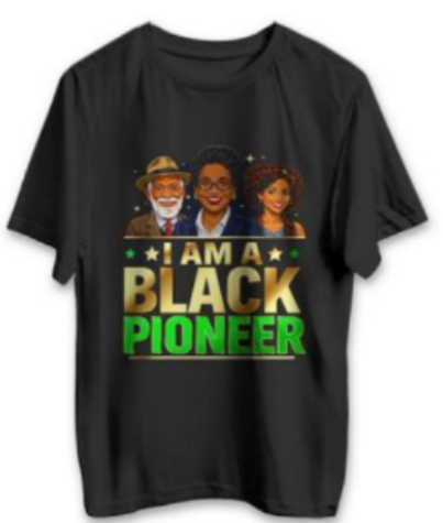 T-Shirt Black Pioneer [Gold]