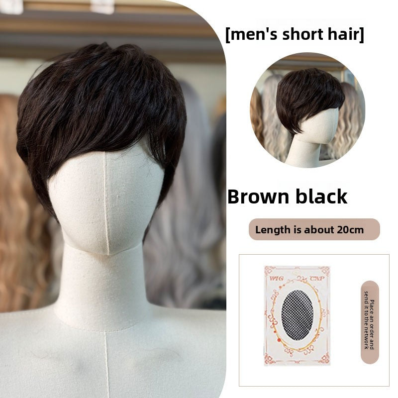 Full Wig Long Straight Curly Hair Big Waves, over 10 colors to choose from, Can be permed and dyed.