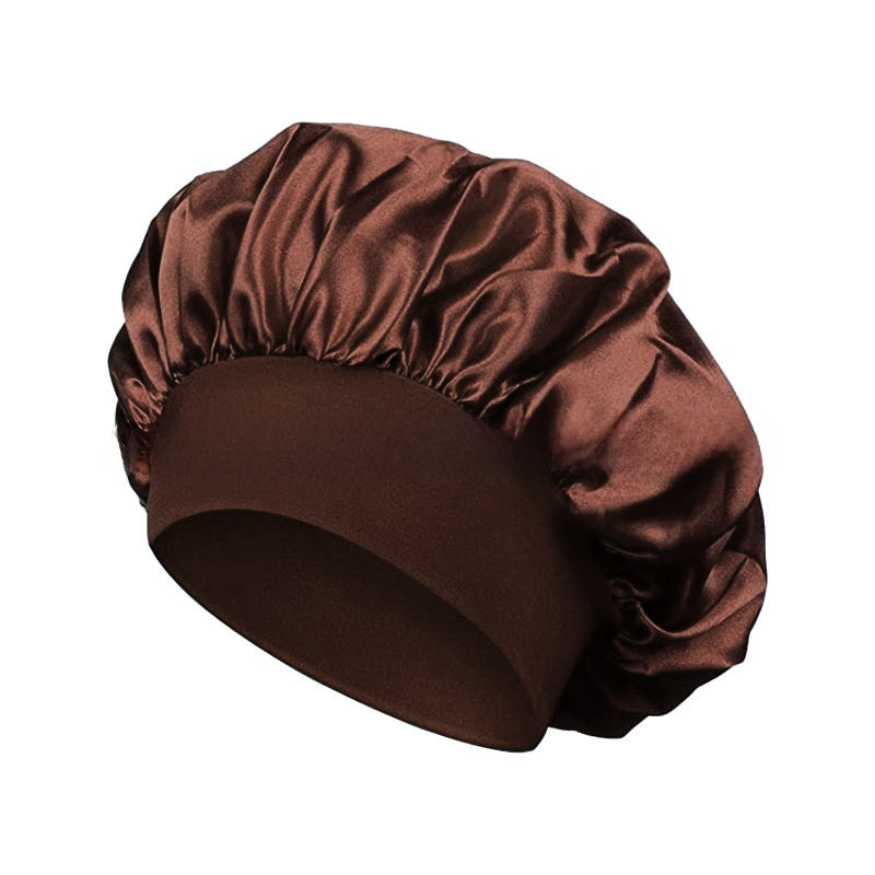 Wide Brim Stretchy Hair Care Cap, High Stretch: Superior elasticity for comfortable fit and easy wear. 
Wide Brim: Provides sun protection and full head coverage. Breathable Fabric: Ensures comfort during extended use.