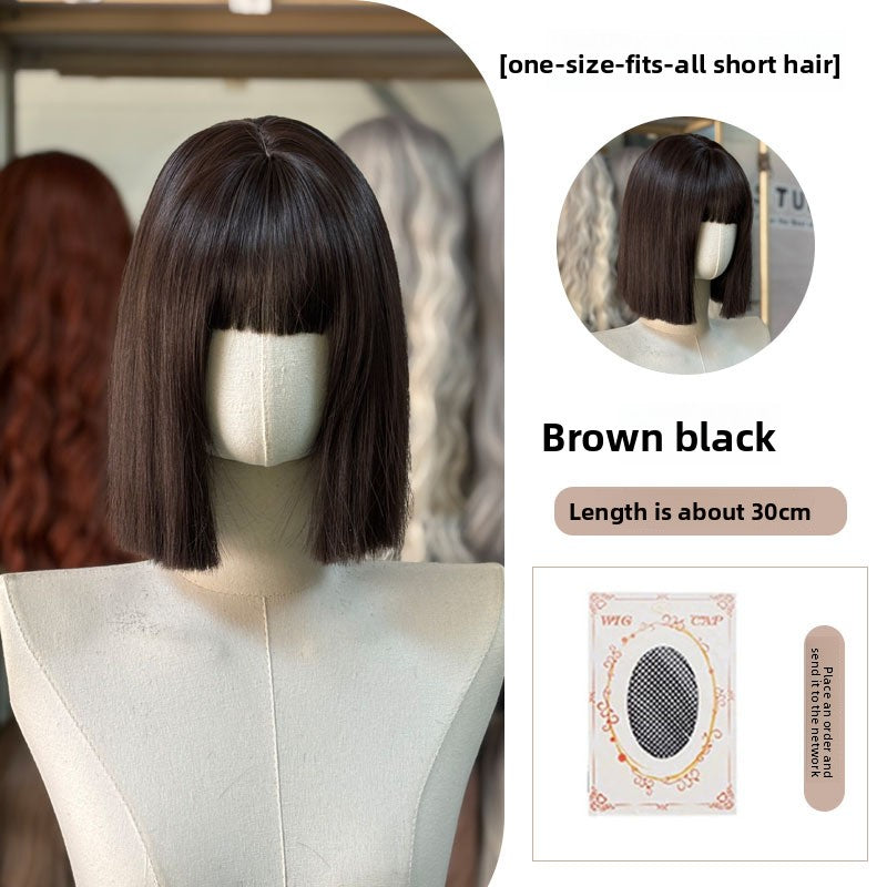 Full Wig Long Straight Curly Hair Big Waves, over 10 colors to choose from, Can be permed and dyed.