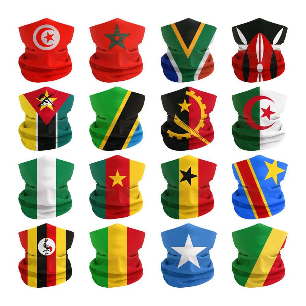 African Flag Design Polyester