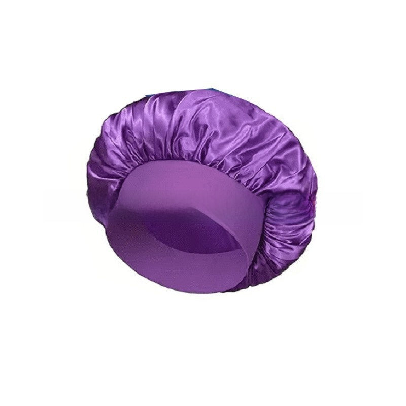 Wide Brim Stretchy Hair Care Cap, High Stretch: Superior elasticity for comfortable fit and easy wear. 
Wide Brim: Provides sun protection and full head coverage. Breathable Fabric: Ensures comfort during extended use.