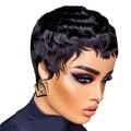African Wig Female Short Hair Black
