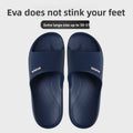 Men's plus-size slippers, Anti-slip: Enhanced safety with textured EVA sole for secure footing on wet surfaces. 
Breathable: Designed for comfort with air-permeable material to keep feet cool and dry.